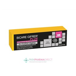 Gifrer Bicare Plus Dentifrice Blanchissant Au Charbon Végétal 75ml