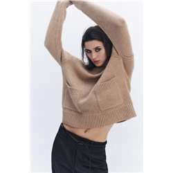 KNIT SWEATER WITH POCKETS