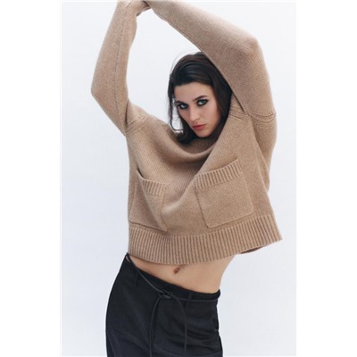 KNIT SWEATER WITH POCKETS