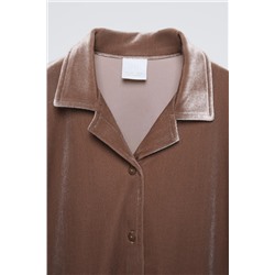 VELVET SHIRT