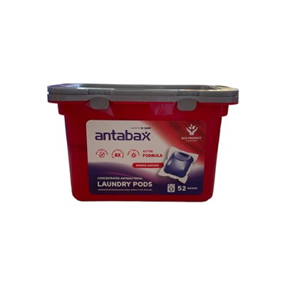 ANTABAX КАПСУЛЫ 52шт Концентрат для стирки цветного белья,Антабакткериальные