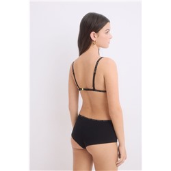 Pack 2 bragas bóxer negro, blanco