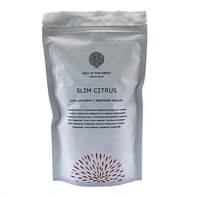 Соль для ванн "Slim citrus" с эфирным маслом