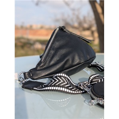 КОМБО испанские босоножки S44ACP+итальянская сумка PELLE- PAOLO BAGS 397 (450) Negro АКЦИЯ