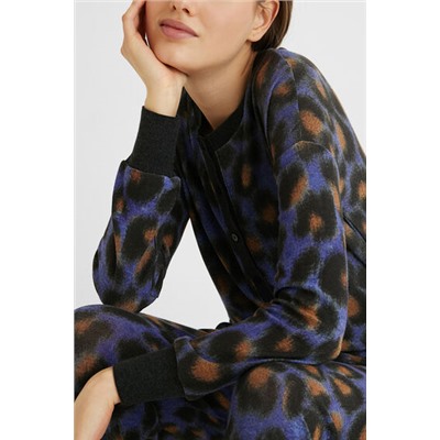 Pijama mono leopardo