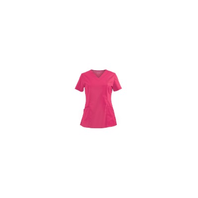 White Cross Scrubs Allure V-Neck Stretch Top