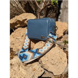 Pelle 21-20 (370) azul - CINTURON BOLSOS (150)-6 (2) АКЦИЯ