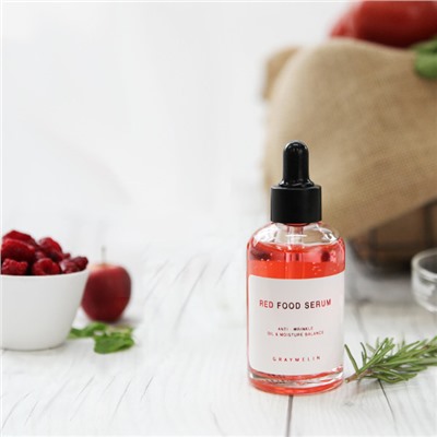 Red Food Serum, Сыворотка против морщин с красным комплексом