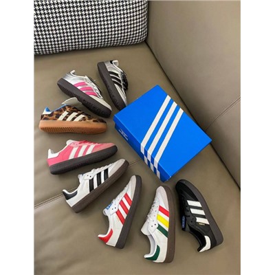 Детские кеды  Adida*s SAMBA   Много разных расцветок  Натуральная кожа