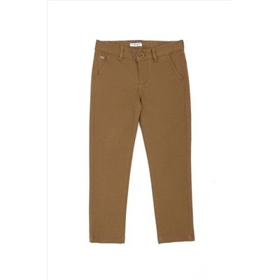 Erkek Çocuk Camel Kanvas Pantolon