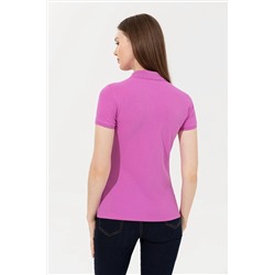 Kadın Menekşe Basic Polo Yaka Tişört