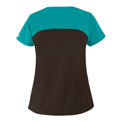 UA Best Buy Rounded Notch Neck Scrub Top