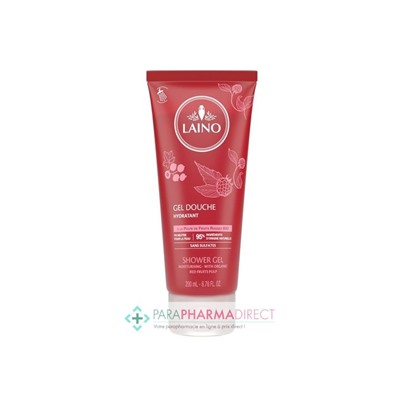 Laino Gel Douche Hydratant à la Pulpe de Fruits Rouges BIO 200ml