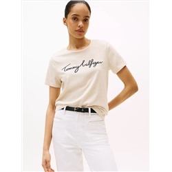Embroidered Signature Crewneck T-Shirt