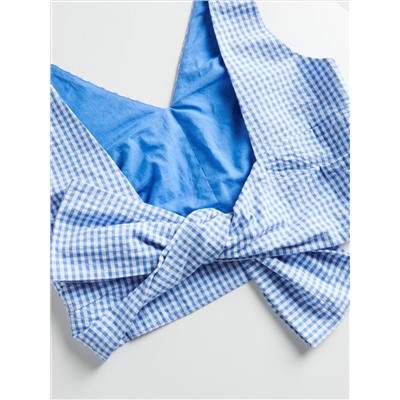 Kariertes Oberteil aus Gingham