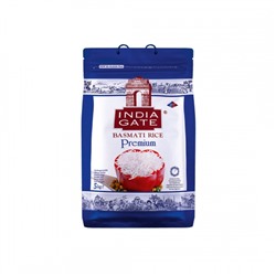 INDIA GATE Premium indian basmati white rice Премиум белый рис Басмати 5кг