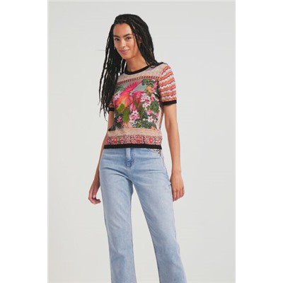 Camiseta tricot loros