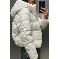 WATER AND WIND PROTECTION SHORT PUFFER ANORAK