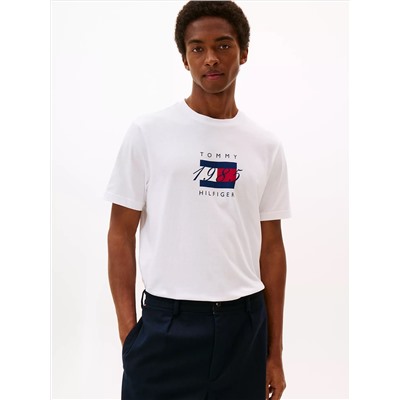 Short-Sleeve 1985 Flag Graphic T-Shirt