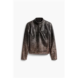 Biker efecto piel degradado