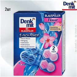 WC Blauspüler Flower, 2 St