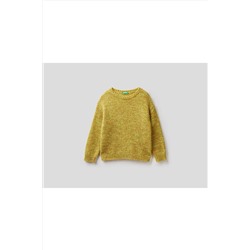 United Colors of Benetton Moher Karışımlı Kazak 122A1442D103G-62G