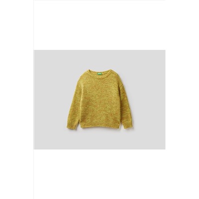 United Colors of Benetton Moher Karışımlı Kazak 122A1442D103G-62G