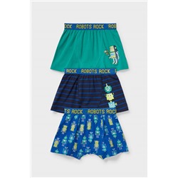 Multipack 3er - Boxershorts - Bio-Baumwolle