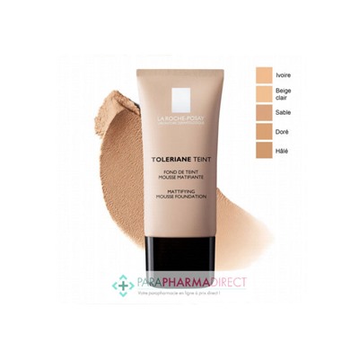 La Roche Posay Tolériane Fond de Teint Mousse Matifiante 03 Sable 30ml