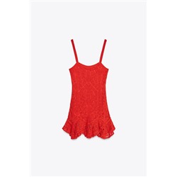 PEPLUM CROCHET DRESS