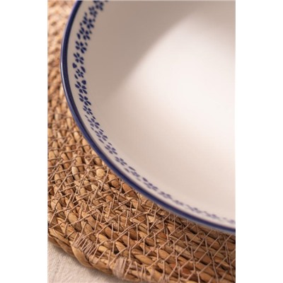 Rêve Bleu Joie Yemek Tabağı 21 cm