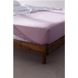 Manon King Size %100 Pamuk Ranforce Lastikli Çarşaf - Gül Kurusu