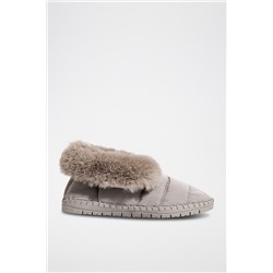 Botines forrados Gris