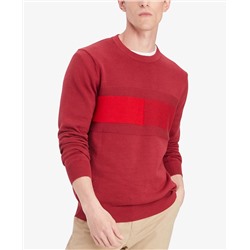 Tommy Hilfiger Men's Kyle Flag Crewneck Sweater