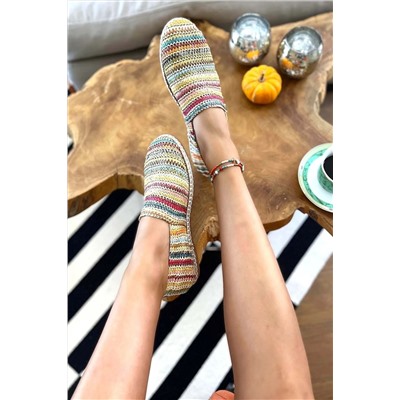 Bambi Hardal Çok Renkli Kadın Espadril K01534100028