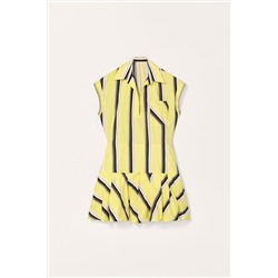 LIMITED EDITION STRIPED PUFF DRESS