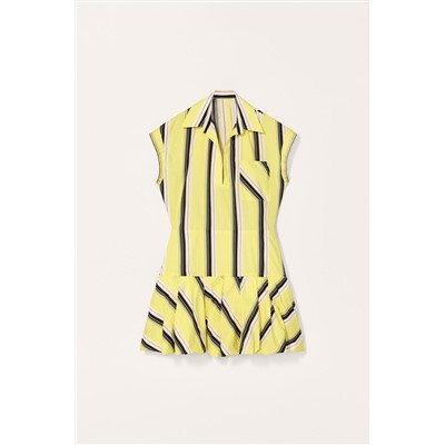 LIMITED EDITION STRIPED PUFF DRESS