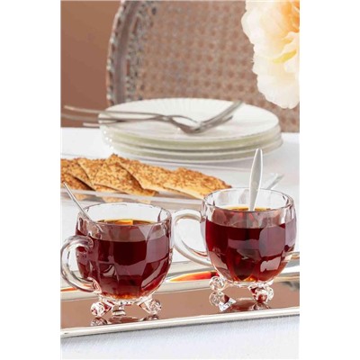 Priour 4-lü Çay Fincanı
