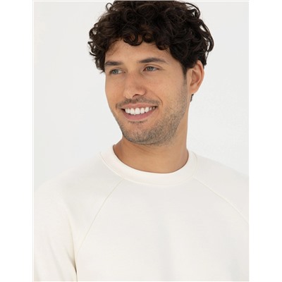 Ekru Regular Fit Sweatshirt