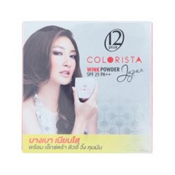 Компактная пудра Colorista SPF25 (оттенок - бежевый) 9гр / 12 Plus Colorista Japan SPF25 C2 Wink Powder 9g