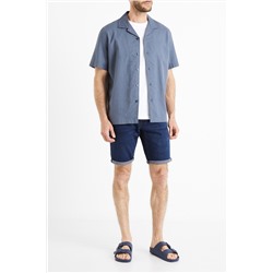 Camisa de lino - Azul
