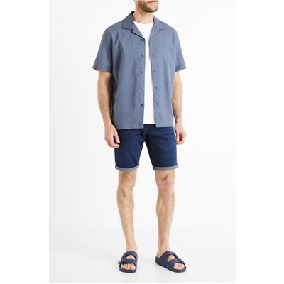 Camisa de lino - Azul