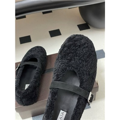 Женские меховые туфли в стиле Мэри Джейн  Alai*a