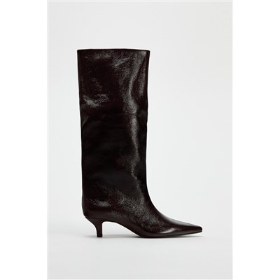 KITTEN HEEL BOOTS