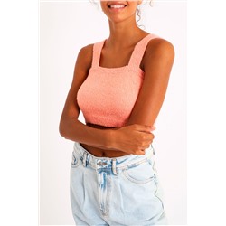 Crop top Rosa jaspeado