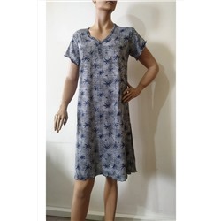 Flamingo Baskılı Gecelik Elbise 801
