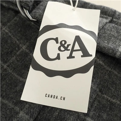 Шерстяные брюки-сигареты  C&*A  Экспорт