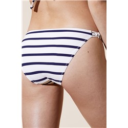 Braguita de biquini Chanceuse Blanco y azul marino