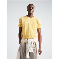 Pocket T-shirt, Men, Yellow
