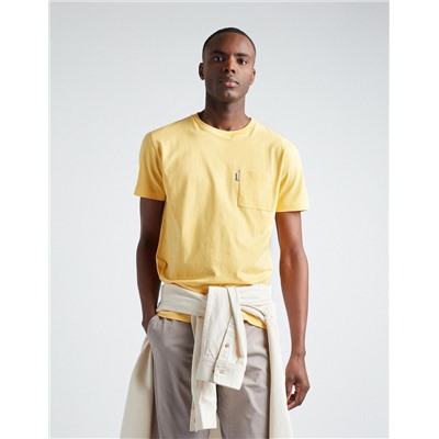 Pocket T-shirt, Men, Yellow